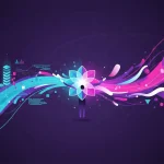 Marketer blending behavioural data with creative flow representing insight and imagination.