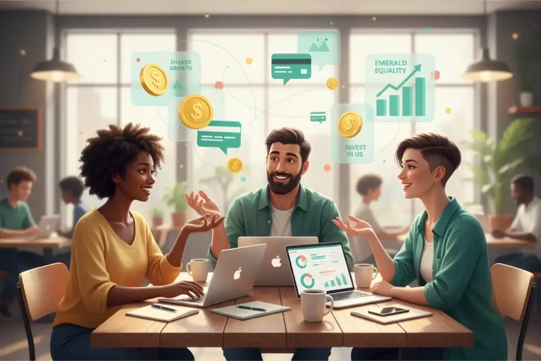 Creators discussing earnings representing normalising open pay conversations.